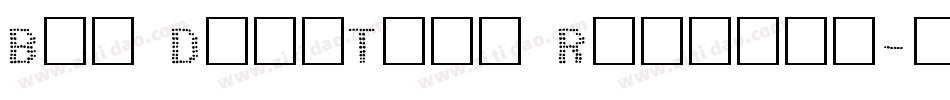 Bad DataTrip Regular字体转换